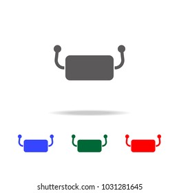 Towel on a hanger icon. Elements in multi colored icons for mobile concept and web apps. Icons for website design and development, app development on white background