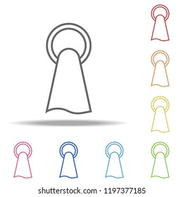 towel on a hanger icon. Elements of Web in multi colored icons. Simple icon for websites, web design, mobile app, info graphics