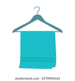 Towel On Hanger Icon Vector Illustration