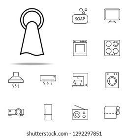towel on a hanger icon. web icons universal set for web and mobile