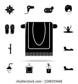towel on a hanger illustration icon. Spa icons universal set for web and mobile