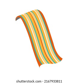 towel on isolated white background