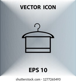 Towel outline icon, vector design element