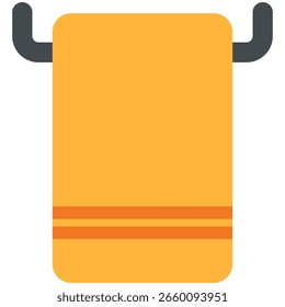 Icono de toallero en estilo plano