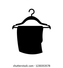 towel spa hanging in hook
