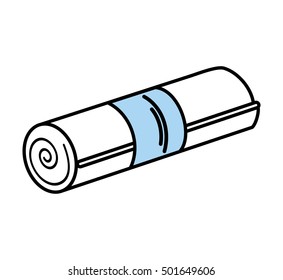 towel spa isolated icon vector illustration design
