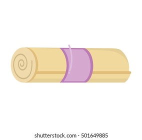 towel spa isolated icon vector illustration design