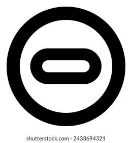Towel stack of folded bath napkin icon in circle round black color vector illustration image solid outline style
