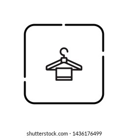 Towel, towel symbol vector icon