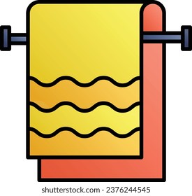 towel vector design icon for download.eps