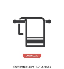 Towel vector icon