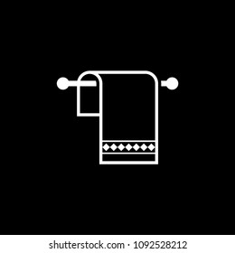 Towel vector icon