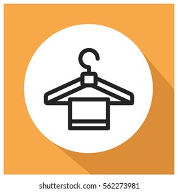 Towel vector icon