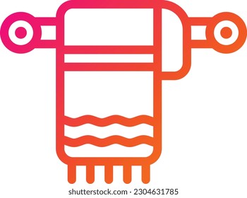 Towel Vector Icon Design Illustration