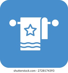 Ilustração de design de ícone de vetor de toalha