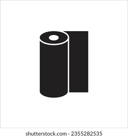 towel vector icon line template