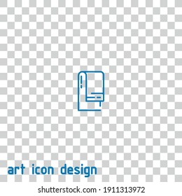 towel vector icon on an abstract background