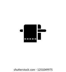 towel vector icon. towel sign on white background. towel icon for web and app