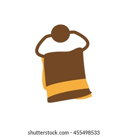 towel vector. towel icon. towel symbol. towel graphic. towel art