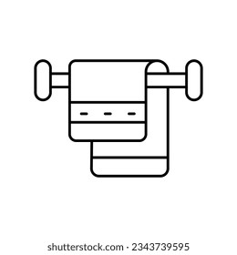 Towel Vector icon which can easily modify or edit

