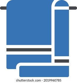 towel vector illustration isolated on a transparent background . Strok vector icons for concept or web graphics.