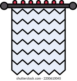 towel  Vector illustration on a transparent background.Premium quality symmbols.Stroke vector icons for concept and graphic design.