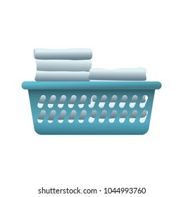 Towels in basket