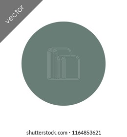 towels icon - illustration