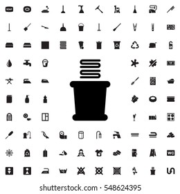towels icon illustration isolated vector sign symbol