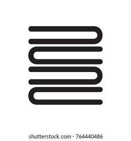 towels icon illustration isolated vector sign symbol