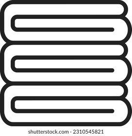 Towels icon vector image. Suitable for mobile application web application and print media.