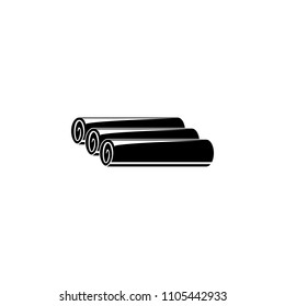 towels illustration. Element of travel illustration for mobile concept and web apps. Thin line towels illustration can be used for web and mobile on white background