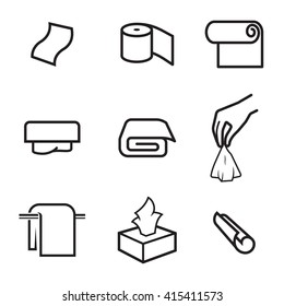 Towels and Napkins icons