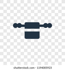 Towels vector icon isolated on transparent background, Towels transparency logo concept