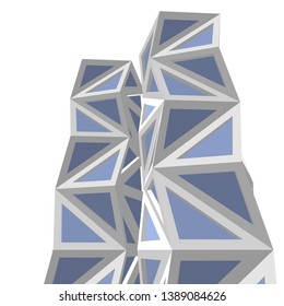 
tower, abstract architecture, 3d illustration