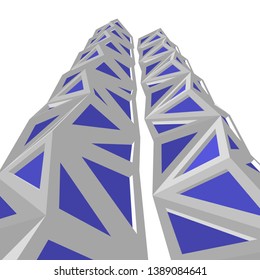 
tower, abstract architecture, 3d illustration