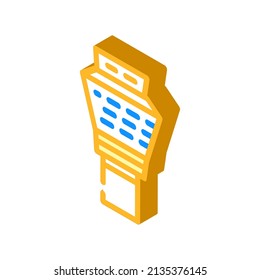 tower airport isometric icon vector. tower airport sign. isolated symbol illustration
