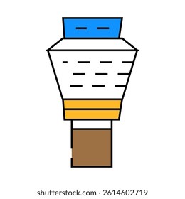 tower airport line icon vector. tower airport sign. isolated symbol illustration