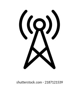 Tower Antenna Icon Vector Symbol Design Illustration