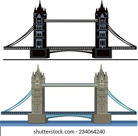 Tower Bridge Stock Vector (Royalty Free) 234064240 | Shutterstock