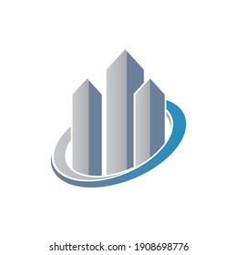 tower building logo design inspiration