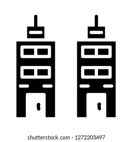 tower   building   plaza  