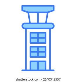 tower building vector illustration isolated on white background. Architecture business concept.
