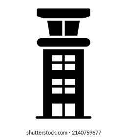 tower building vector illustration isolated on white background. Architecture business concept.