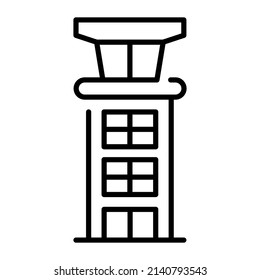 tower building vector illustration isolated on white background. Architecture business concept.