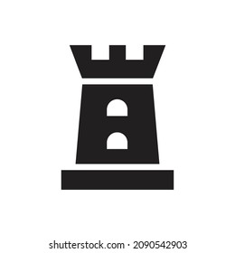 Tower castle icon design vector illustration