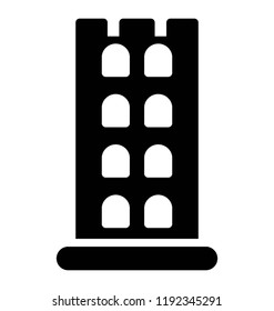 A tower castle of medieval times for safety of royal residence 