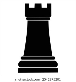 tower chess figure vector object