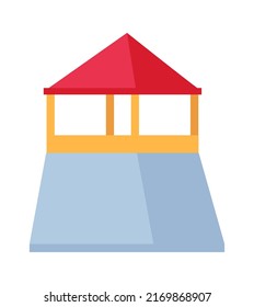 Tower Children Playground icon. Vector illustration