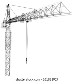 6,701 Tower crane drawing Images, Stock Photos & Vectors | Shutterstock